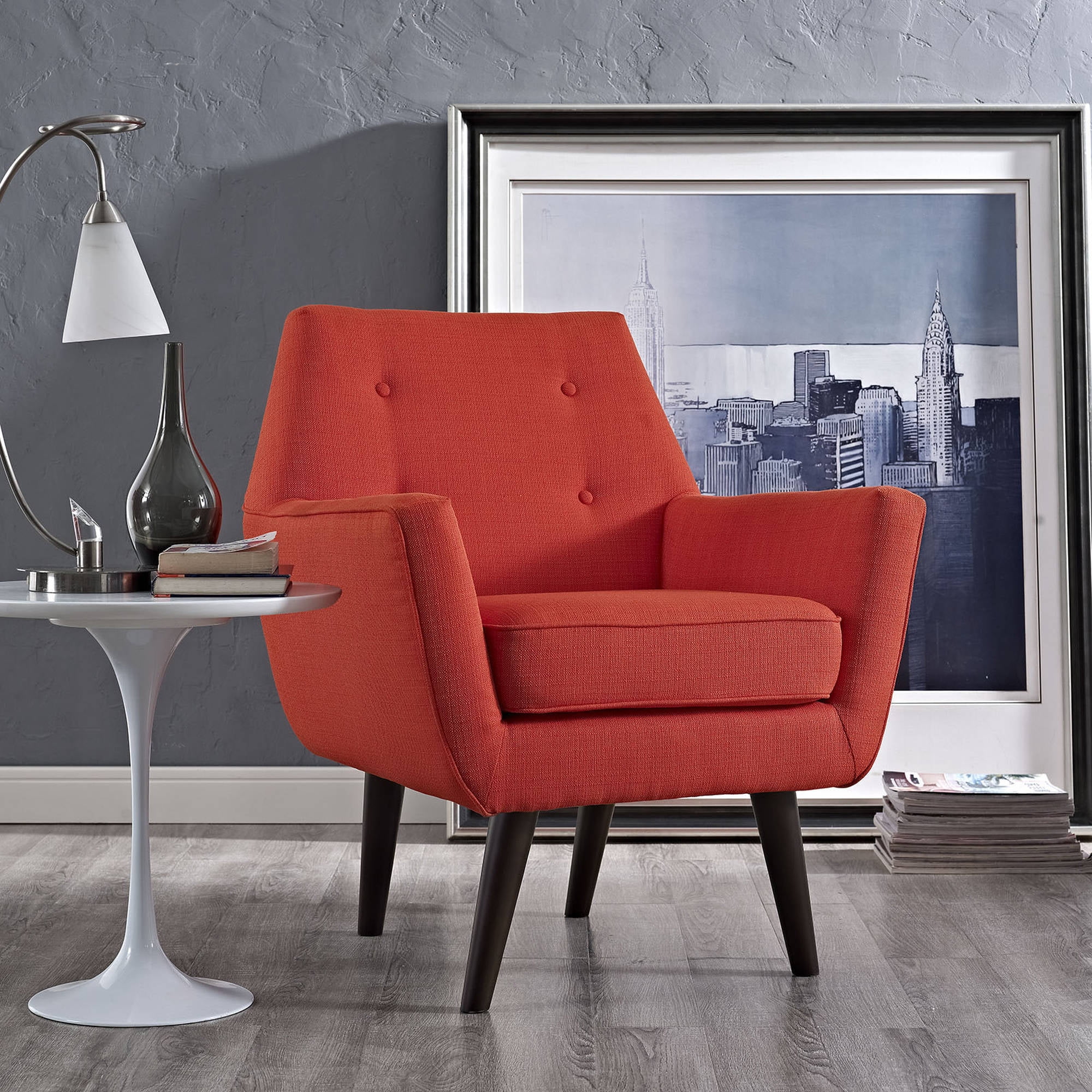 Modway Posit Modern Upholstered Armchair, Multiple Colors - Walmart.com