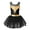 Black, variant on Kids Girls Sequin Ballet Dress Gymnastics Leotard Dance Dress Jazz Dancing Party Performing Dancewear
