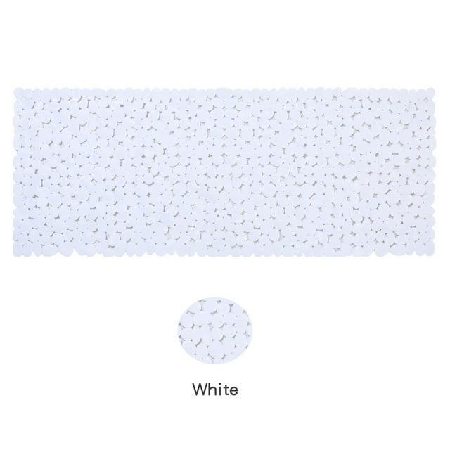 Ohufall Non Slip Floor Mat Washable Rugs Pvc Small Stones Pebbles Long Non Slip Floor Mat For Swimming Pool Bathroom