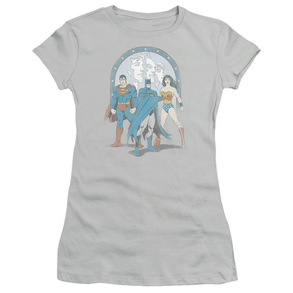 Dc - Trinity - Juniors Teen Girls Cap Sleeve Shirt - Medium