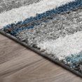 thumbnail image 3 of Dalyn Rocco Shag Area Rug RC7 Rc7 Multi Multi Gradient Lines 8' x 10' Rectangle, 3 of 12