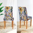 thumbnail image 3 of Yayeee 2 Pack Dining Chair Covers Stretch Parson Chairs Slipcovers Seat Protector, Purple Flowers, 3 of 6