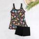 thumbnail image 5 of Traje de Baño de Bikini de Mujer Corbata Teñido Color Contraste Camisola Hombro sin Espalda para la Piscina de Playa Y Verano, 5 of 7