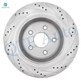 thumbnail image 4 of Rear Drilled Brake Rotors For 2011-2018 RAM 1500, 2002-2010 Dodge RAM 1500, 2019-2022 RAM 1500 Classic, 2004-2009 Dodge Durango, 2007-2009 Chrysler Aspen, Automotive Replacement Brake Rotors, 4 of 8