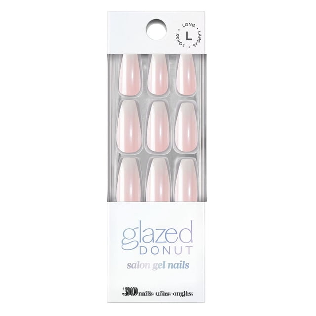 Dashing Diva - Gel Nail - Glazed Donut - Rosewater Glaze-Coffin