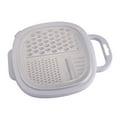 thumbnail image 2 of TIMIFIS Vegetable Cutter Handheld Cheese Grater - Cheese Grater with Soft Handle - Grater for Kitchen, Spices, Ginger - Stainless Steel Cheese Shredder - Lemon Zester to Kitchen Gadgets, 2 of 8