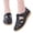 Black, variant on Women's Genuine Leather Soft Bottom Fisherman Sandals Comfort Lightweight Non Slip Summer Cutout Roman Sandals for Outdoor Beach Daily(Coffee, 36)