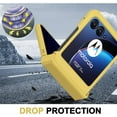 thumbnail image 6 of Compatible Motorola Razr Plus Case 2023,Motorola Razr+ 2023 Case with Hinge Protection,Cute Heavy Duty Protective Phone Case for Motorola Razr Plus 2023 Case Motorola Razr 40 Ultra Cover Yellow, 6 of 13