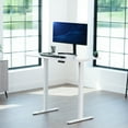 thumbnail image 2 of VIVO Electric 48" x 30" Stand Up Desk, White Table Top, White Frame, 2 of 8