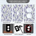 thumbnail image 3 of Yayeee Blank Wall Plate Cover 1-Gang 4.5"x2.7" Home Unused Decorative Outlet, Watercolor Lavender Pattern, 3 of 7