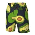 thumbnail image 5 of Kll Fresh Avocado Men'S Casual Summer Beach Shorts Hawaiian Shorts With Pockets-3x-Large, 5 of 9