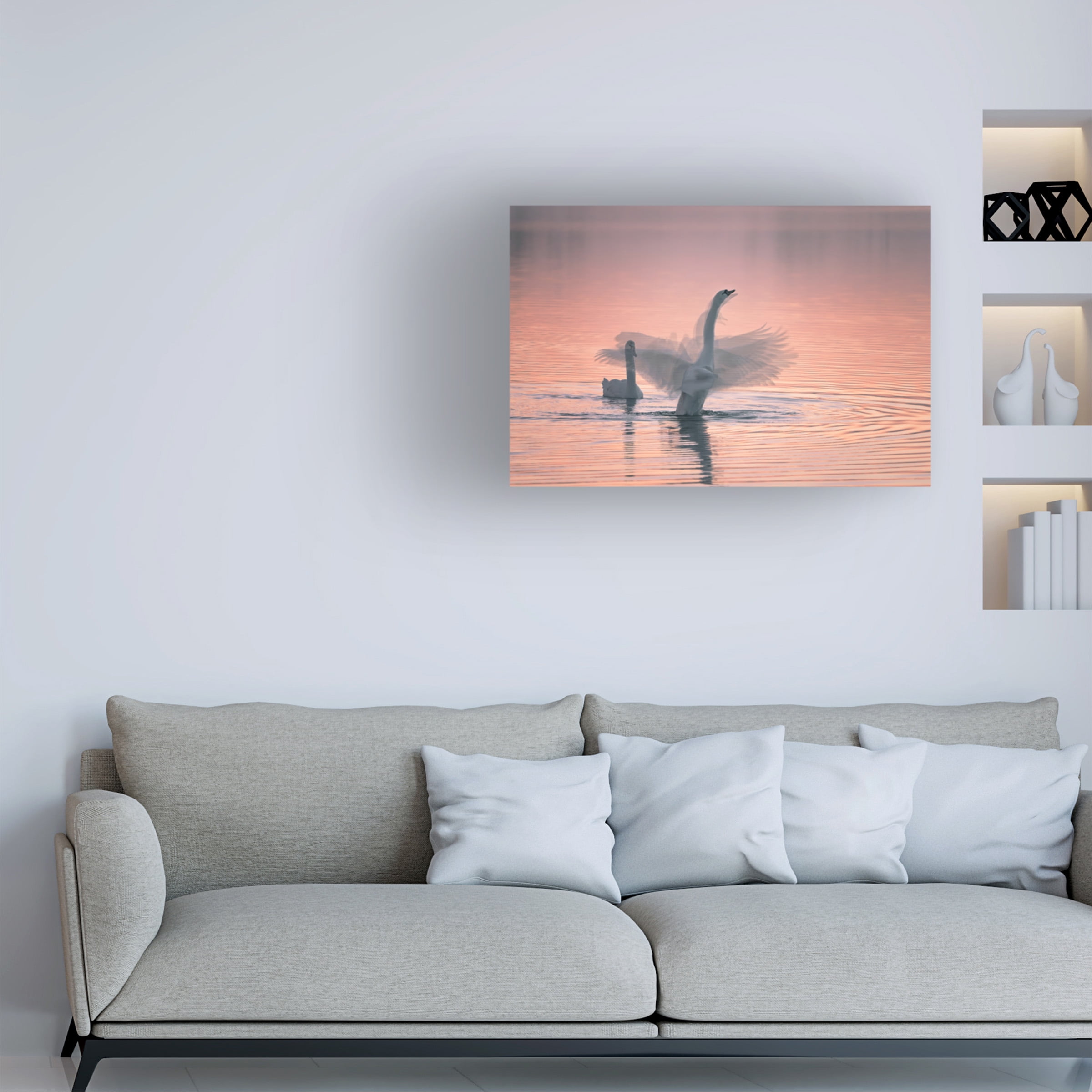 Aidong Ning 'Dancing For You' Canvas Art