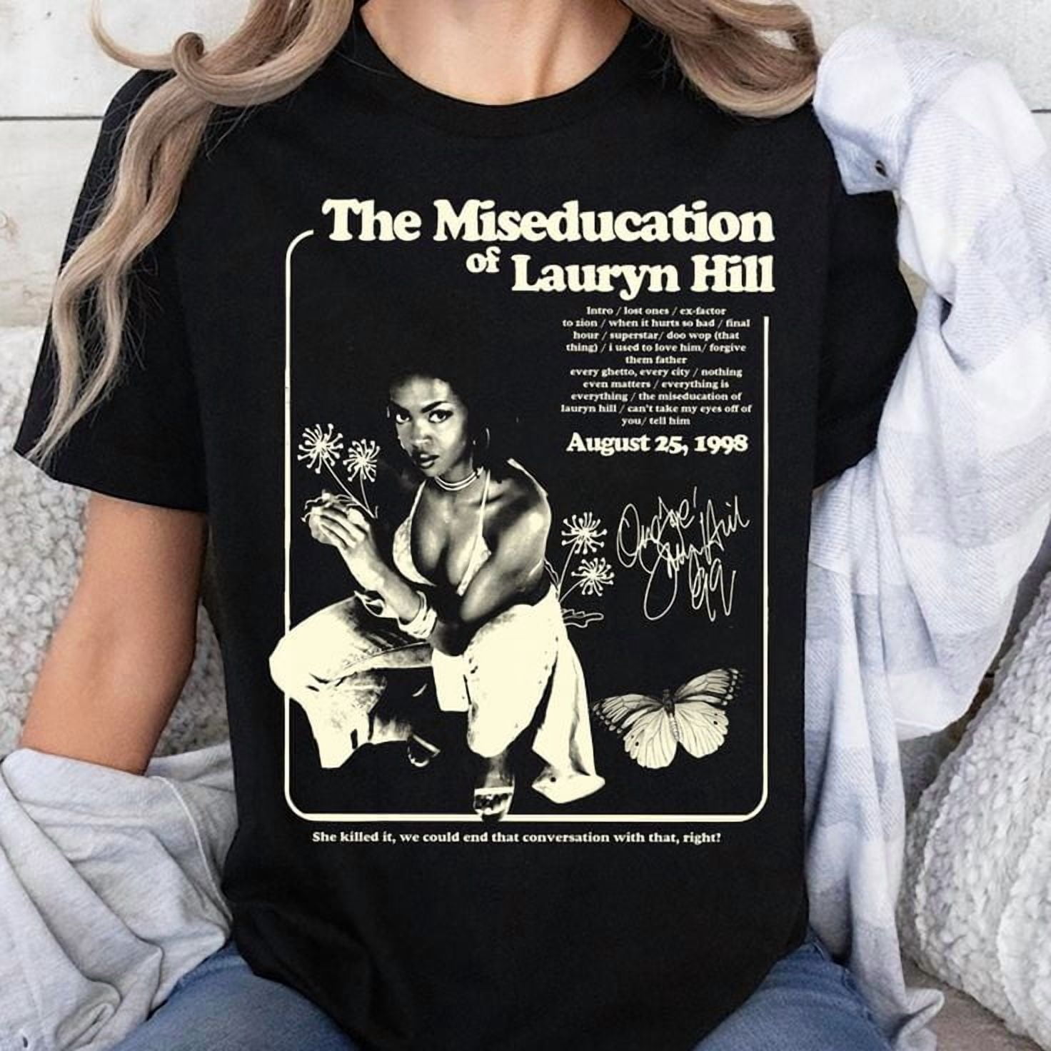 Lauryn Hill Retro Graphic T-shirt, The Miseducation of Lauryn Hill