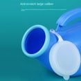 thumbnail image 5 of Portable Pe Handle Disability Old Man Helper Night Urinal Urinal Storage Mobile Urinal Urinary Bottle Toilet BLUE, 5 of 8