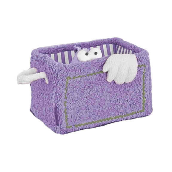 Clearance! JWDX Home Textile Storage, Cute Cube Storage Box Little Toy Snack Organizer Folding Storage Box Suitable for Children Boys Girls Nursery Playroom (Two Sizes Three Colors) Purple
