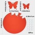 1 Set Large 3D Butterflies Wall Decor Butterfly Mirror Stickers