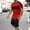 Red, variant on Mens Summer Track Suits 2 Piece Shorts Sets Short Sleeve Crew Neck Sweatsuit Outfits Color Contrast Drawstring Shorts Sets