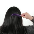 thumbnail image 5 of Unique Bargains 1 Pc Durable Wide Tooth Comb Purple PS, 5 of 6