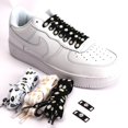 thumbnail image 2 of Cordones de margaritas pequeñas con estampado de dibujos animados, zapatos de moda para mujer y hombre, cordones de zapatillas de lona de alta calidad, cordones deportivos AF1, cordones de 120cm Gao Jinjia LED, 2 of 2