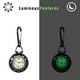thumbnail image 1 of Clip On Quartz Watch Backpack Buckle Belt fob Watch Glow in The Dark for Men and Women Doctors Nurses Chefs Hiking or Climbing - Black Lancardo Lancardo, 1 of 2