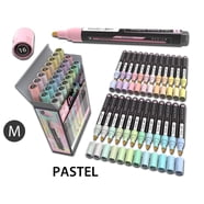 Molotow ONE4ALL Acrylic Paint Marker Set - 10 Pastel Colors, 4mm Tips | Refillable & Works On Any Surface