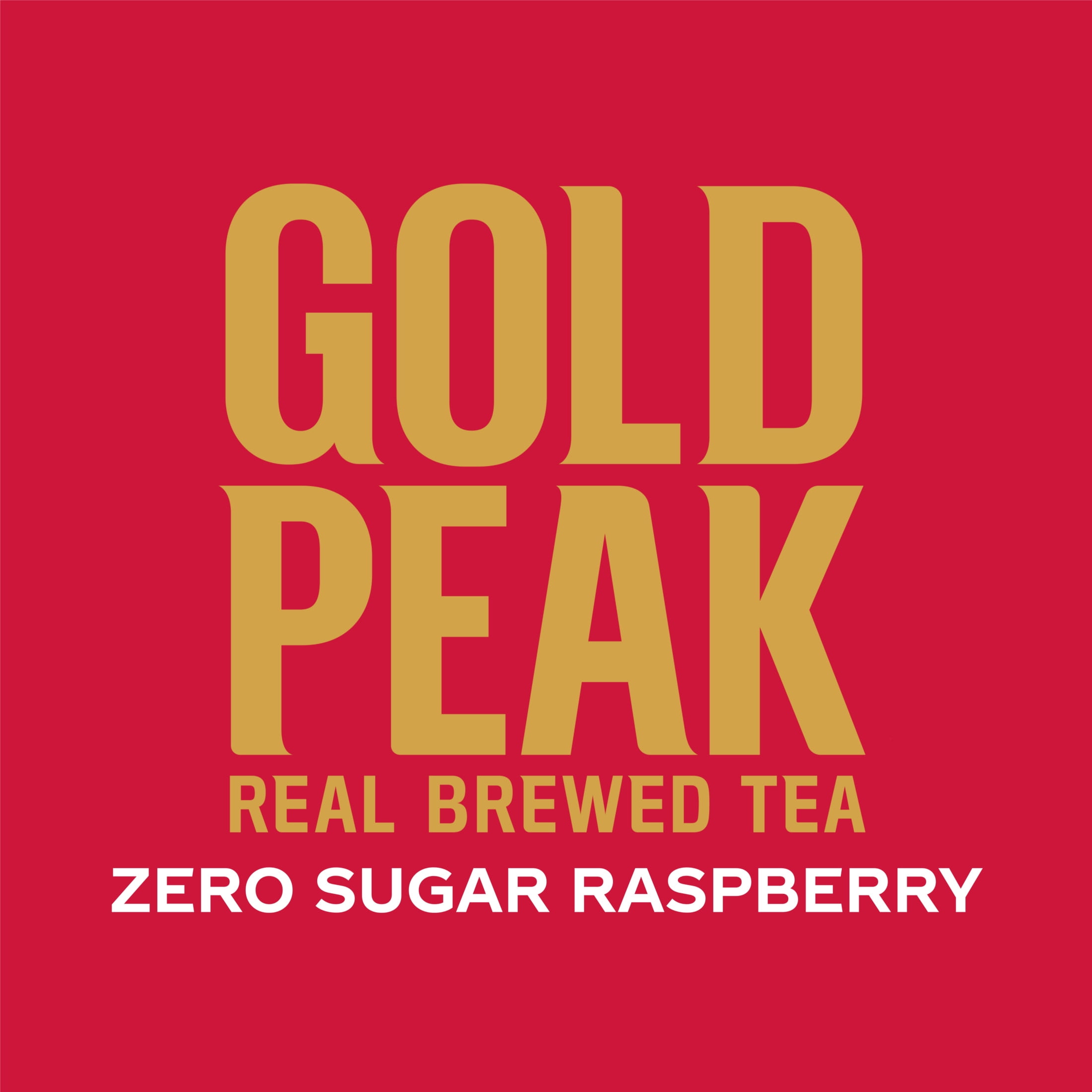 (5 pack) Gold Peak Raspberry Iced Tea, Zero Sugar Sweet Tea Bottle, 18.5 fl oz