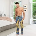 thumbnail image 6 of JSTEL Octopus Van Gogh Men's Sleepwear Mens Pajama Pants Bottoms with Pockets, XXL, 6 of 6