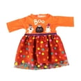 thumbnail image 2 of Disfraz de muñeca de Halloween CUTICAT para muñeca de niña de 18 pulgadas Naranja, 2 of 8