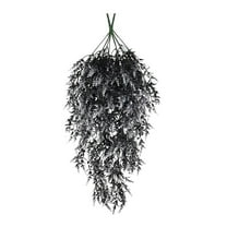 HCTSHG Artificial Lavender Flowers, Outdoor Hanging Plant, Fake Greenery Vines for Indoor Garden, Porch, Window Patio Hanging Planter Decor