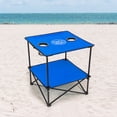 thumbnail image 2 of Rio Beach Blue 22" Square Compact Folding Beach Table, 2 of 4