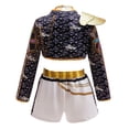 thumbnail image 4 of 2026 New Halloween Popular Singers Idol Cosplay Costume, Stage Role Play Jumpsuit Full Set Costume, Cosplay Set Include Coat, Inner Wear, Pants, Halloween Outfits for 3-15 Years, 110(3-4 Years), 4 of 7