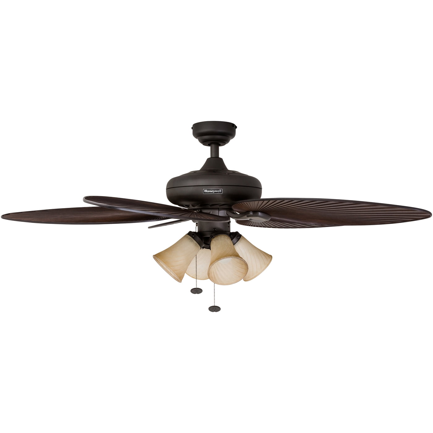 honeywell palm island 52 in ceiling fan with bowl light