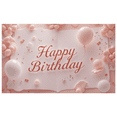 thumbnail image 2 of Soft Pink Birthday Banner Pastel Balloons Decorative Backdrop for Kids Celebration Indoor Party Photo Shoot, 2 of 8