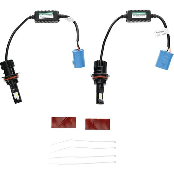 Tiger Lights 12V LED Headlight Conversion Kit TLHL-9007 1.2 Amps, 16 Wattage Off-Road Light