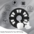 thumbnail image 2 of Filamento Mika3D Pla 1,75 Mm 1 Kg 2,2 Libras Filamento Para Impresora 3D (Pla Blanco), 2 of 5