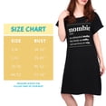 thumbnail image 2 of HDE Women's Cotton Nightgowns Short Sleeve Sleep Dress Need More Sleep Small-Medium, 2 of 8