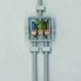 thumbnail image 3 of Ensemble de 4 mini Terminaux de Connexion Rapide S2273 Orange pour Fils Rigides 3 Entrées, 3 of 4