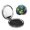 Round Shape, variant on Rubber Duck Cool Yellow Ducks Portable Double-Sided Face Mirror Square, Magnifying Compact Pocket Mirror with PU Leather Cover