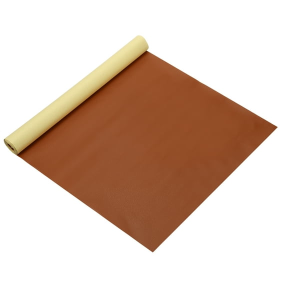Uxcell Leather Repair Patch 14"x54" Self-Adhesive Leather Vinyl Repair Tape Kit for Furniture Couches Sofa Chair Car Boat Seats Jackets, Light Brown