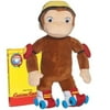 curious george roller monkey huggable plush