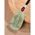 thumbnail image 2 of GenuineJade Kwan Yin Guan Yin Goddess Of Mercy Bodhisattva Amulet Necklace(Certificate), 2 of 6