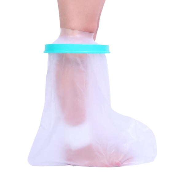 Waterproof Full Leg Cast Covers for Showering / Swimming, Water Proof Adult Foot Ankle Cover for Shower / Bath, Child Thigh Knee Cast Protector Sleeve After Surgery, Reusable Durable, Keep Wounds Dry