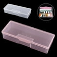 thumbnail image 2 of Happydeer Storage Box Transparent Multifunctional Plastic Nail Storage Organizer Case for Cosmetic, 2 of 13