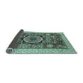 thumbnail image 2 of Ahgly Company Indoor Rectangle Abstract Light Blue Modern Area Rugs, 4' x 6', 2 of 4