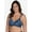 Blue Floral, variant on The Brigitte Full Coverage - Padded Wireless T-Shirt Bra