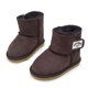 thumbnail image 3 of Zapatos de algodón acolchados de terciopelo para niños y niñas, botas de nieve de piel para bebés, botas antideslizantes de fondo suave para otoño e invierno, 3 of 6