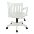 thumbnail image 6 of Deluxe Wood Bankers Chair with Wood Seat in White Wood Finish, 6 of 10