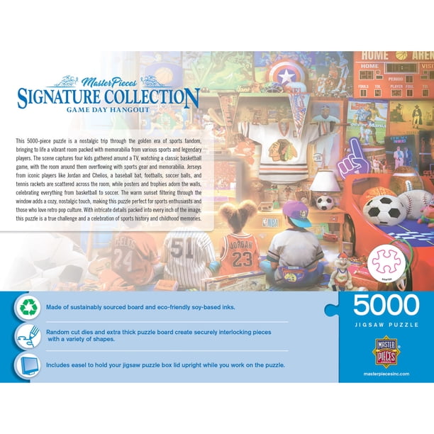 MasterPieces 5000 Piece Jigsaw Puzzle - Game Day Hangout - 40
