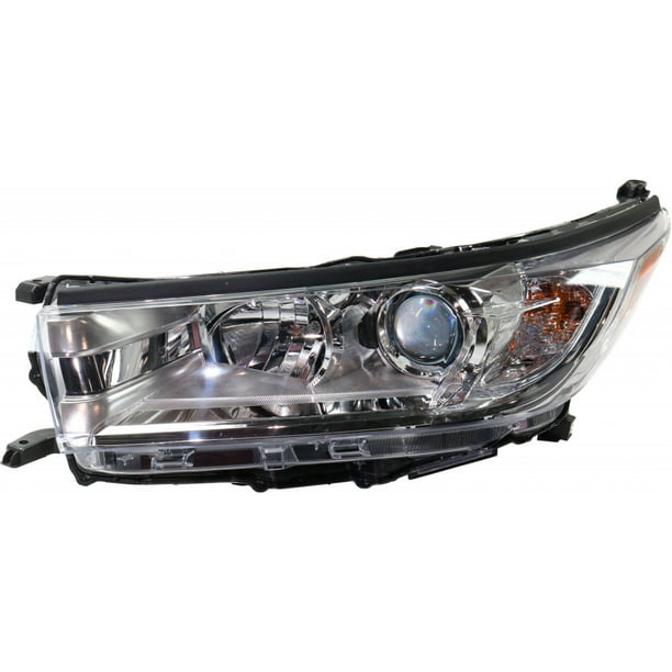 For Toyota Highlander Headlight 2017 2018 2019 Driver Side w/ Smoked ...