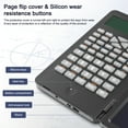 thumbnail image 7 of Desktop Scientific Calculator with Erasable Writing Board, 10-digit LCD Display Foldable Desk Calculator, 2 Line Physics Calculator for School Students, Financial, Office, Business, Engineering, 7 of 7